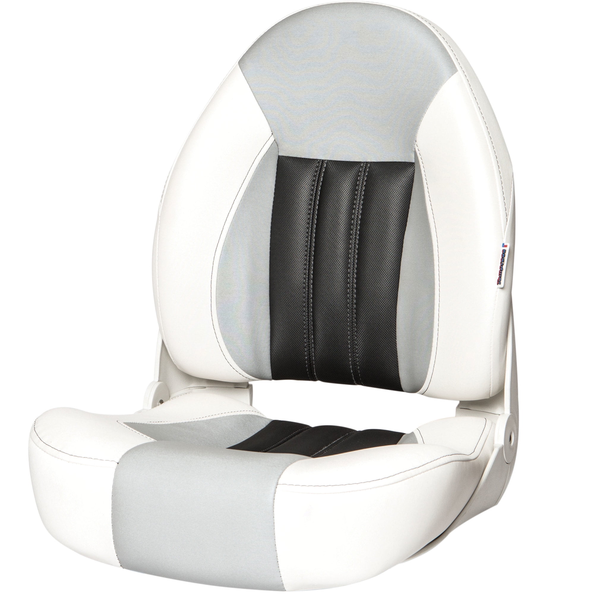 TEMPRESS ProBax Orthopedic Limited Edition Boat Seat (Charcoal/Gray/Red) Tempress ProBax Orthopedic Boat Seat