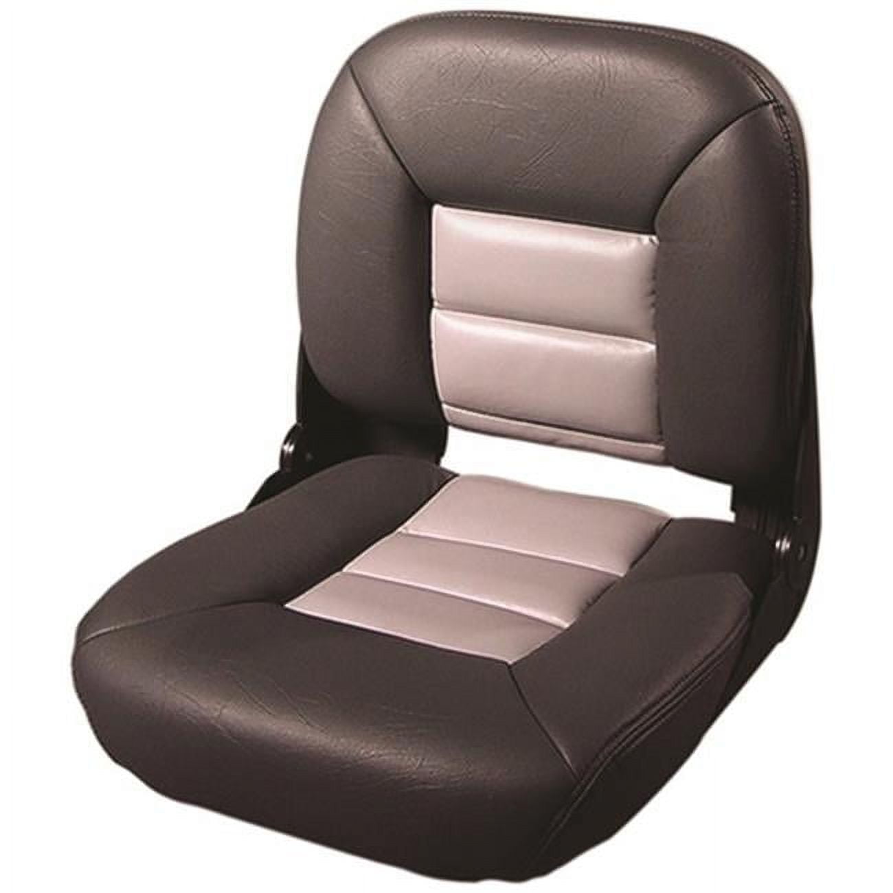 Tempress Low-Back Navistyle Boat Seat - Charcoal/Gray