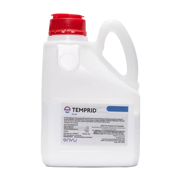 Temprid Dust Insect Killer Dust 4 oz | Crack and Crevice Insecticide | Targeted Indoor Void Treatment | Control Ants, Spiders, Roaches, and Other Listed pests