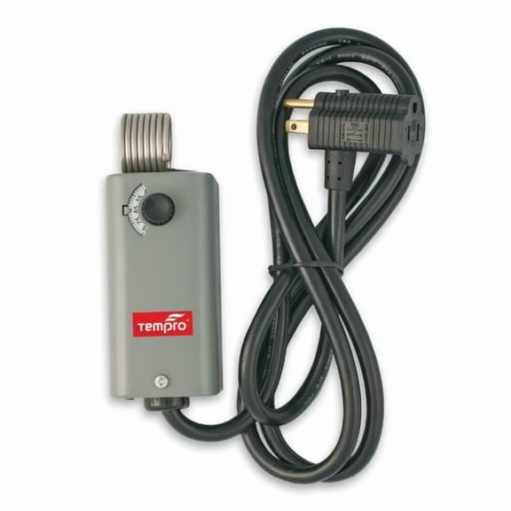 Tempro Corded Line Voltage Thermostat - NEMA 1 - Adjustable from 35F 95F