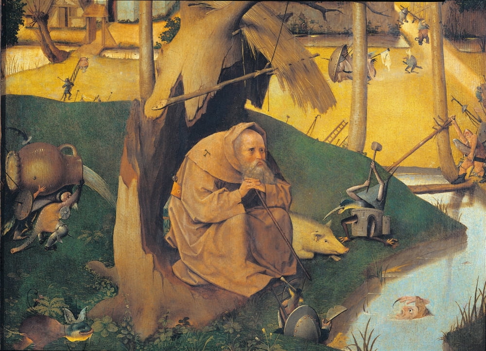 Temptation Of St Anthony Canvas Art - (36 x 24)