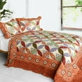 thumbnail image 1 of Temptation of an Angel3PC Cotton Contained Patchwork Quilt Set Full/Queen Size, 1 of 4