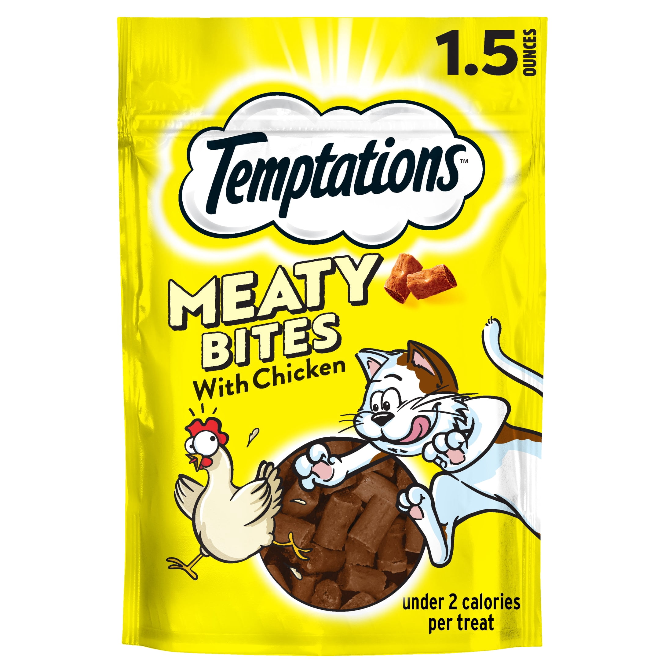 Temptations Chicken Flavor Soft Treat & Complement for Cat, 1.5 oz (7 Count)