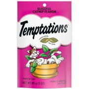 Temptations Classic Blissful Catnip Flavor Crunchy And Soft Treats For Cats, 3 Oz Pouch