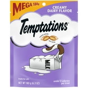 Temptations Classic Creamy Dairy Flavor Crunchy And Soft Treats For Cats, 6.3 Oz Pouch