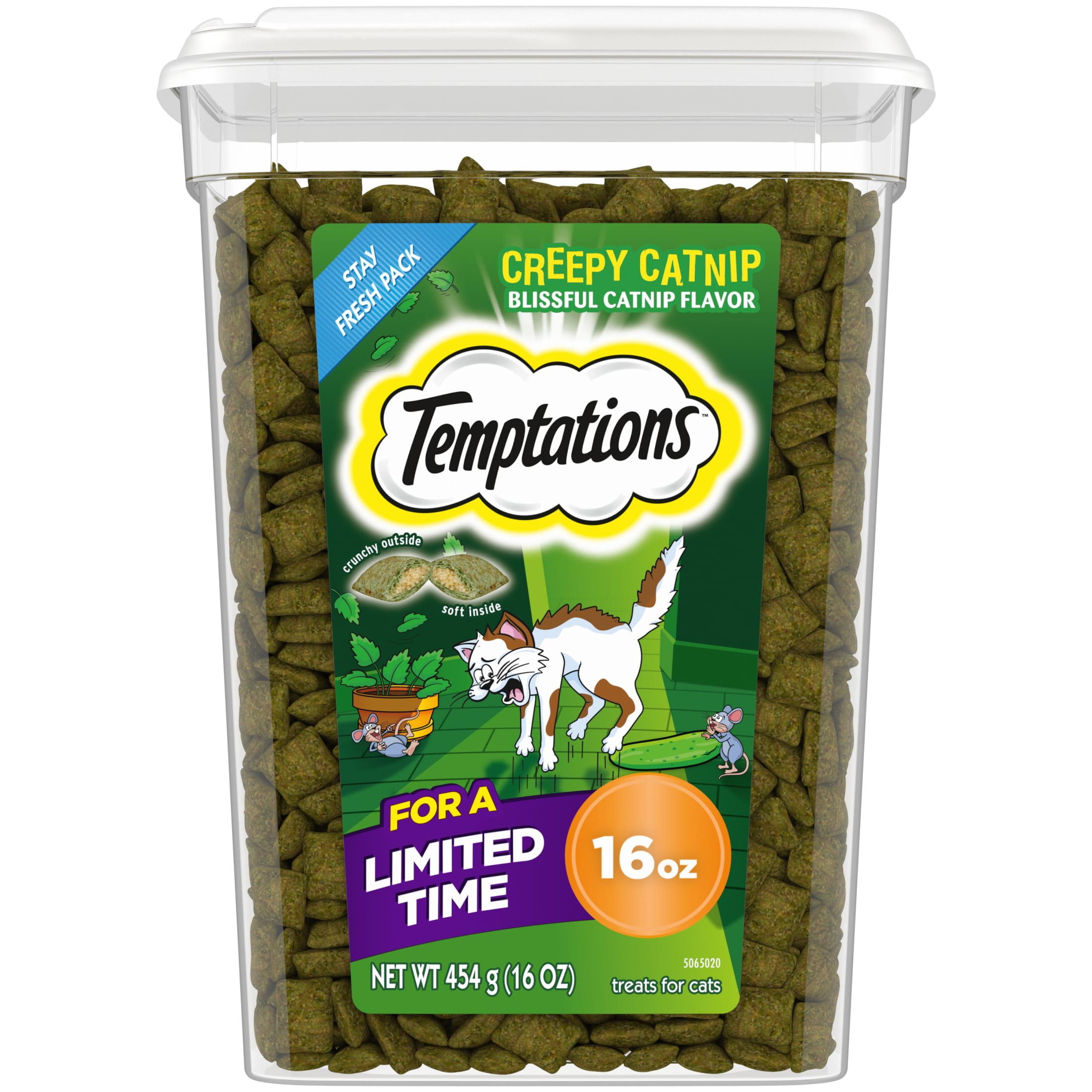 Temptations Classic Creepy Catnip Blissful Catnip Flavor Crunchy And