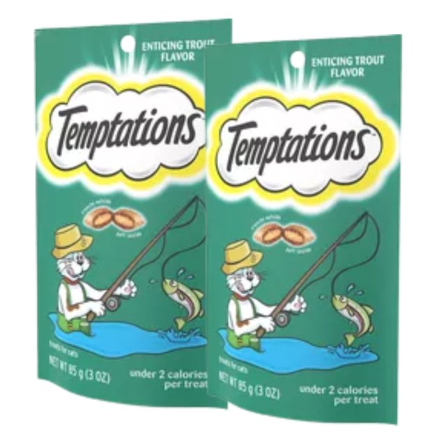 Temptations Classic Crunchy & Soft Cat Treats Blissful Enticing Trouts