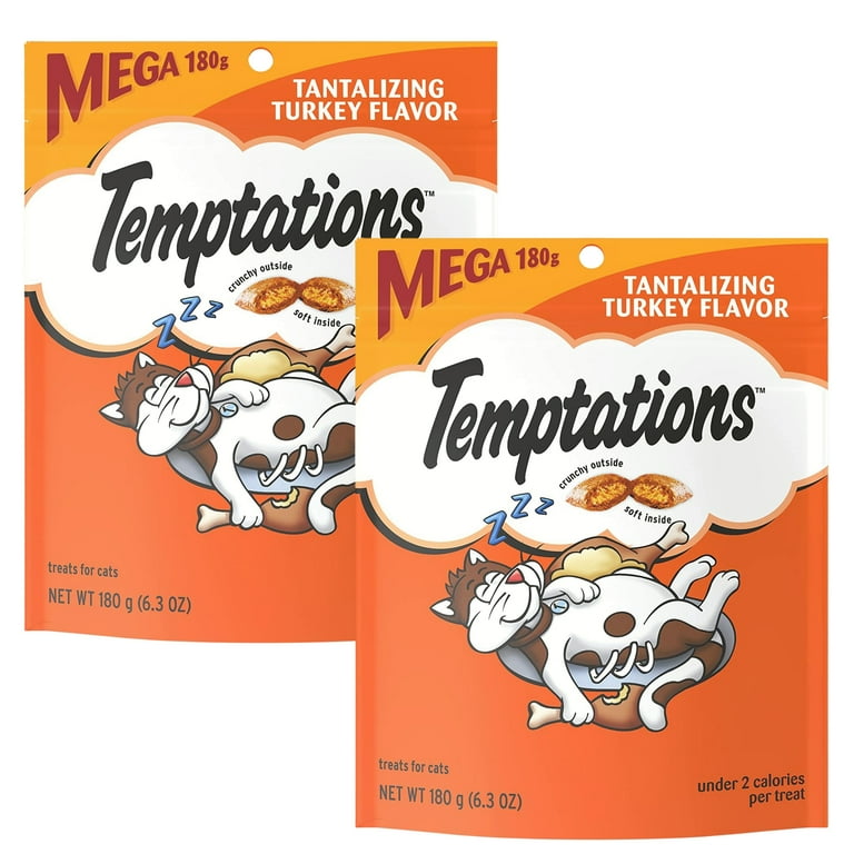 Temptations Classic Crunchy & Soft Tantalizing Turkey Flavor Cat Treats Temptations Classic Crunchy & Soft Tantalizing Turkey Flavor Cat Treats