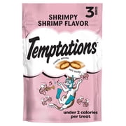 Temptations Cat Treats, Classic Crunchy and Soft Cat Treats, Shrimpy Shrimp Flavor, 3 oz. Pouch