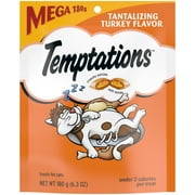 Temptations Classic Tantalizing Turkey Flavor Crunchy And Soft Treats For Cats, 6.3 Oz Pouch