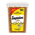 thumbnail image 1 of Temptations Classic Tasty Chicken Flavor Crunchy And Soft Treats For Cats, 16 Oz Tub, 1 of 12