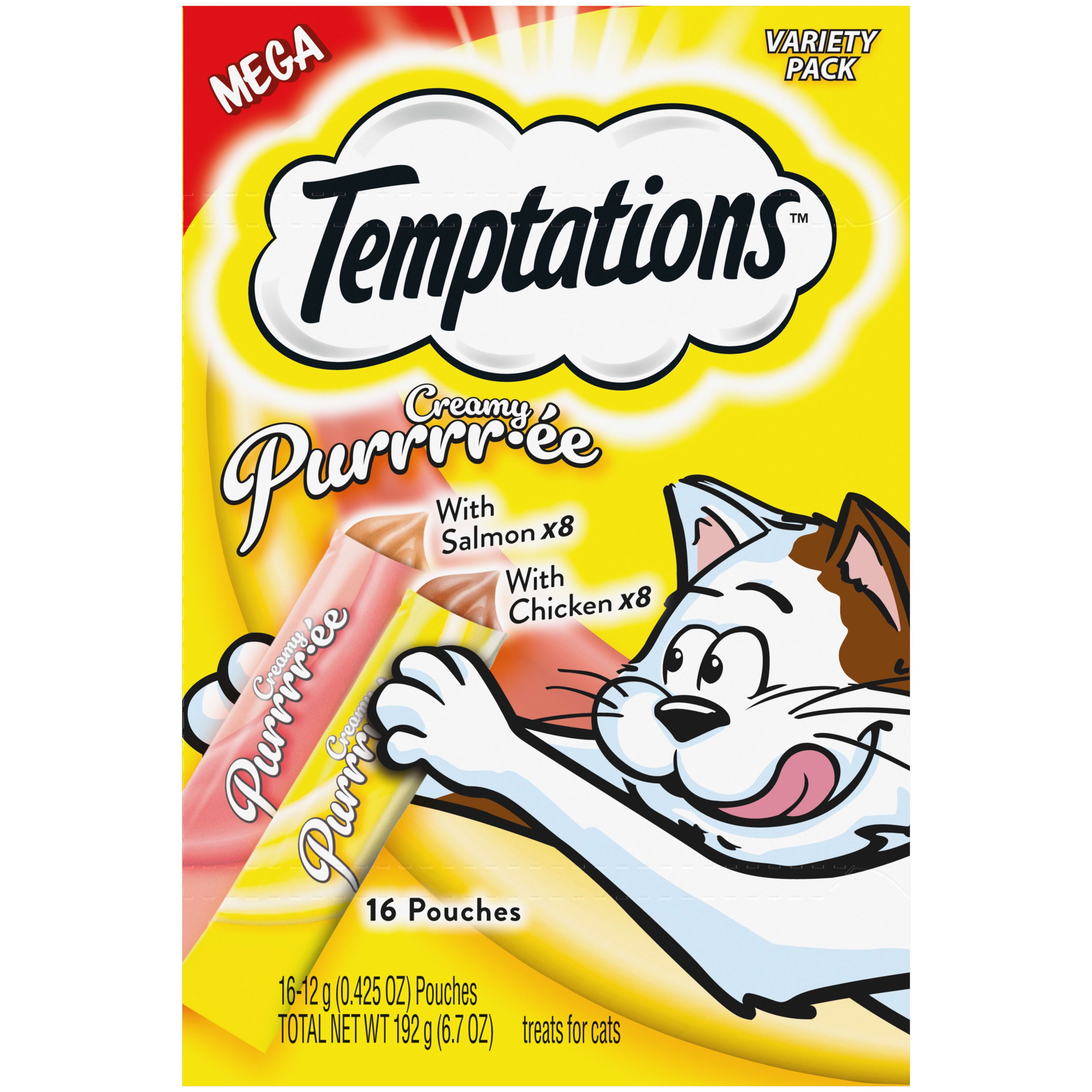 Inaba Churu Creamy Lickable Wet Cat Treats 0.5 oz 40 Tubes Chicken Variety Walmart