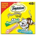 thumbnail image 1 of Temptations Creamy Puree Mix-Ups Variety Pack Lickable Cat Treats, 0.42 oz Tubes, 48 pk, 1 of 10