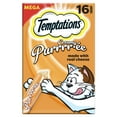 thumbnail image 1 of Temptations Creamy Puree With Cheese Lickable, Squeezable Cat Treats, 16-Pack Of 12G Pouches, 1 of 11