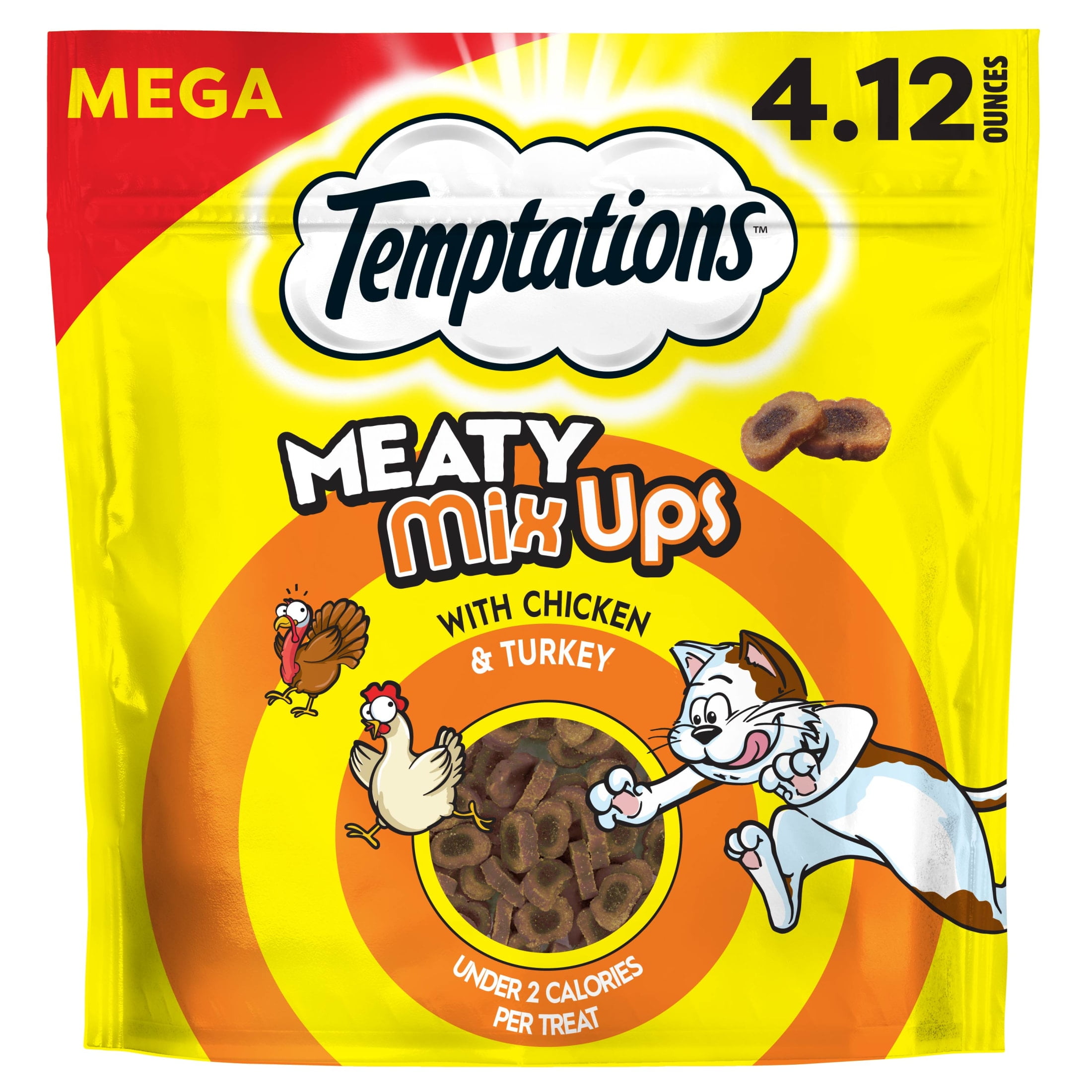Temptations Meaty MixUps Chicken and Turkey Crunchy and Soft Cat