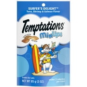 Temptations Mix ups Salmon, Tuna & Shrimp Flavor Crunchy & Soft Treats For Cat, 3oz (12 Count)