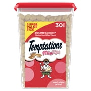 الإغراءات يمزج نكهة الطهي في الفناء الخلفي يعامل القط المقرمش والناعم ، 30 Oz Tub