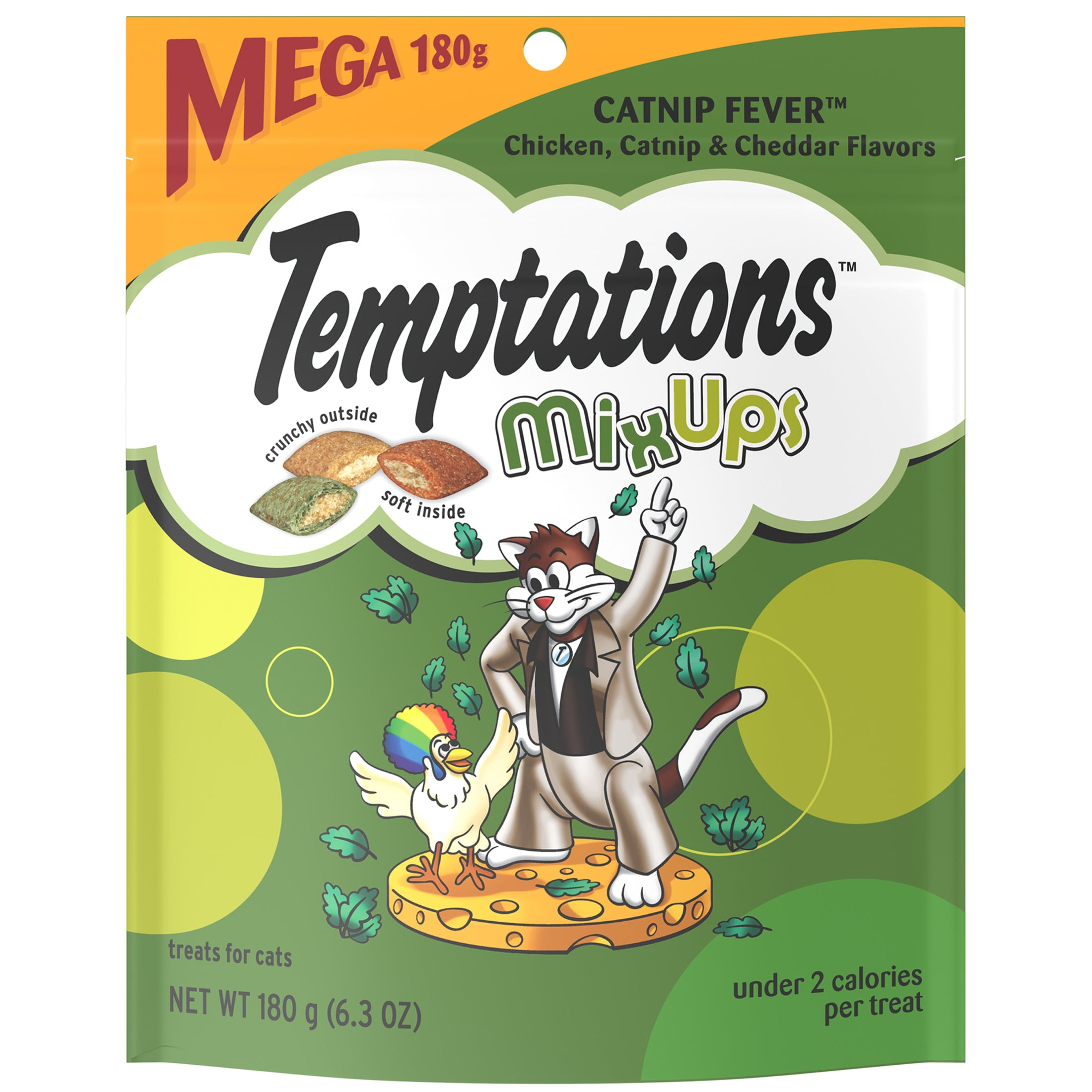 Temptations Mixups Catnip Fever Flavor Crunchy And