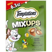 Temptations Mixups Catnip Fever Flavor Crunchy And Soft Treats For Cats, 6.3 Oz Pouch