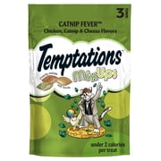 Temptations MixUps, Crunchy and Soft Cat Treats, Catnip Fever Flavor, 3 oz Pouch