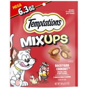 Temptations Mixups Backyard Cookout Flavor Crunchy And Soft Cat Treats, 6.3 Oz Pouch