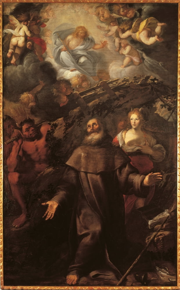 Temptations Of Saint Antony The Abbot Canvas Art - (18 x 24)