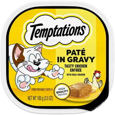 Temptations Pate In Gravy Chicken Flavor Wet Cat Food, 3.5 Oz