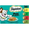 thumbnail image 1 of Temptations Pate In Gravy Variety Pack Adult Wet Cat Food, 3.5 Oz Trays, Pack Of 36, 1 of 9