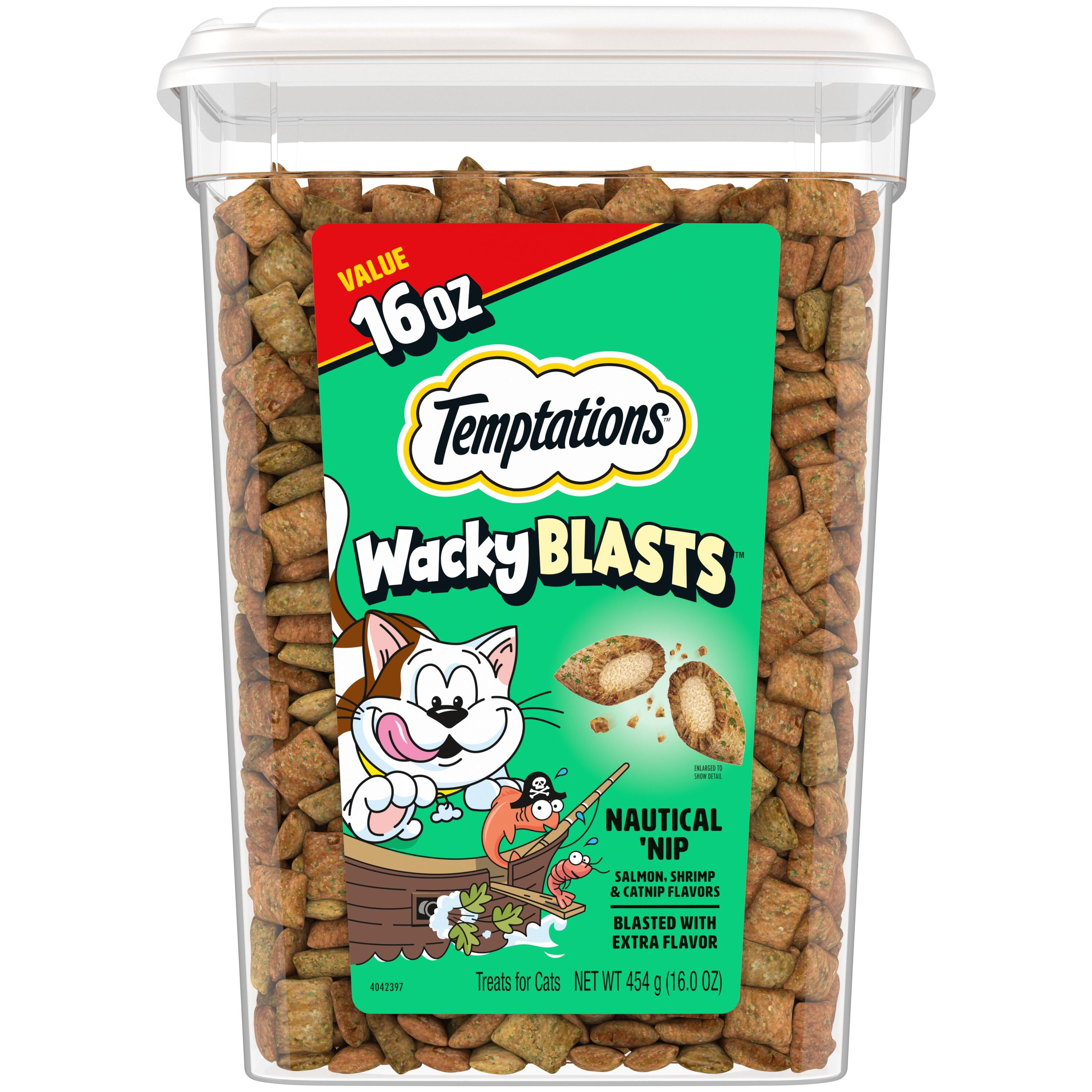 Temptations Cat Treats Wacky Blasts, Nautical 'Nip Flavor, 16 oz