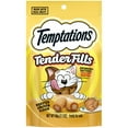 thumbnail image 1 of Temptations Tender Fills Roasted Chicken Flavor Soft Chew Treats For Adult Cats, 2.1 Oz Pouch, 1 of 13