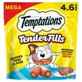 thumbnail image 1 of Temptations Tender Fills Seared Tuna Flavor Soft Chew Treats for Adult Cats, 4.6 Oz Pouch, 1 of 11