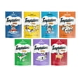 thumbnail image 1 of Temptations Treats for Cats.7 Flavors: Tantalizing Turkey, Chicken, Hearty Beef, Tuna, Creamy, Savory Salmon, Seafood Medley 3 oz, 1 of 8
