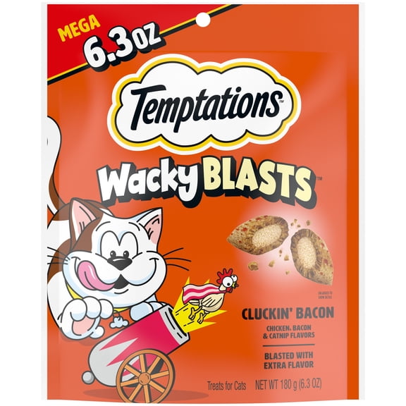 TEMPTATIONS Wacky Blasts Cluckin' Bacon 6.3oz
