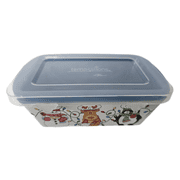 Temptations by Tara Whimsical Chef Friends Mini Loaf Pan Holiday Bakeware 12 oz Blue