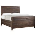 thumbnail image 1 of Tempton Rustic Country Cal King Platform Bed in Coffee Brown, 1 of 2