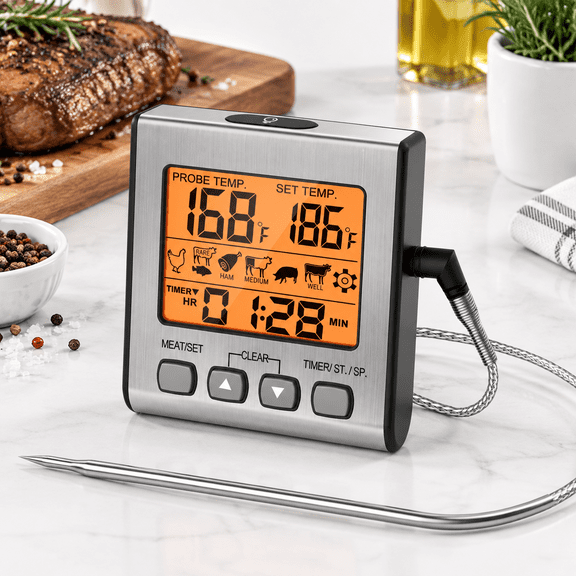 Temptrack Digital Meat For Cooking And Grilling