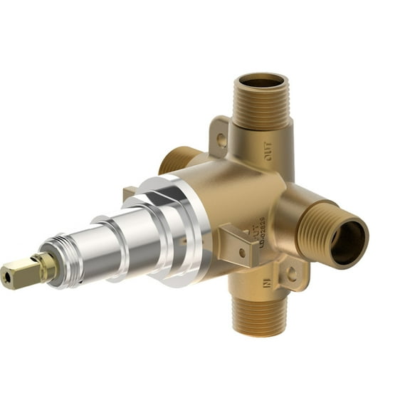Temptrol Brass Triple Outlet Diverter Valve