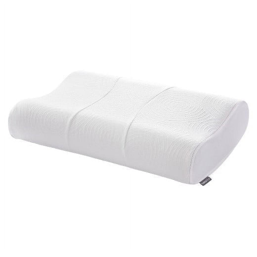 White Polyester Standard/Queen Zipper Pillow Protector