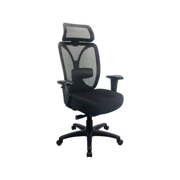 Tempur-Pedic Mesh Back Fabric Computer and Desk Chair Black (TP6450-BLKMB)