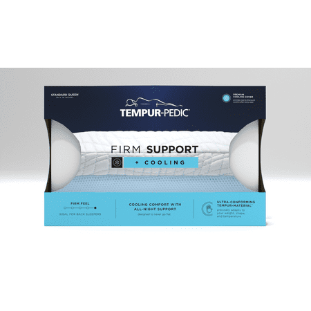 Tempur-Pedic Memory Foam Cooling Firm, Queen Bed Pillow, Breathable, Adult