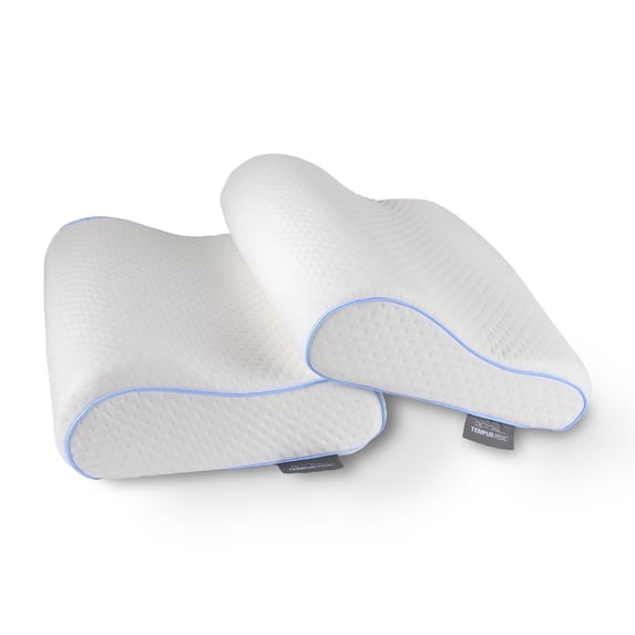 Tempur-Pedic Neck™ + Cooling Pillow, Standard - Medium Profile - 2-Pack