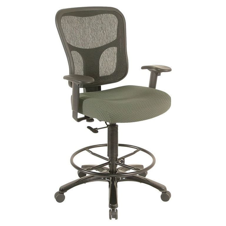 椅子 katharine-typhoon824 Tempur-Pedic TP8200 Mid-Back Stool, Olive, Adjustable, Fabric w