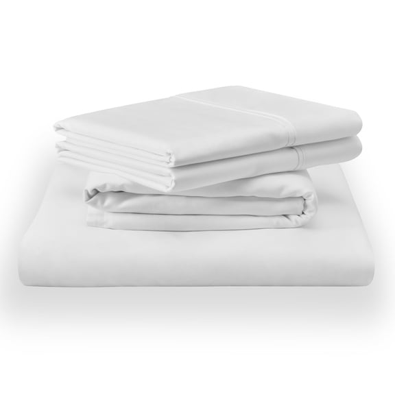 Tempur-Pedic Tempur-Classic Cotton Sheet Set, White, King, Adult