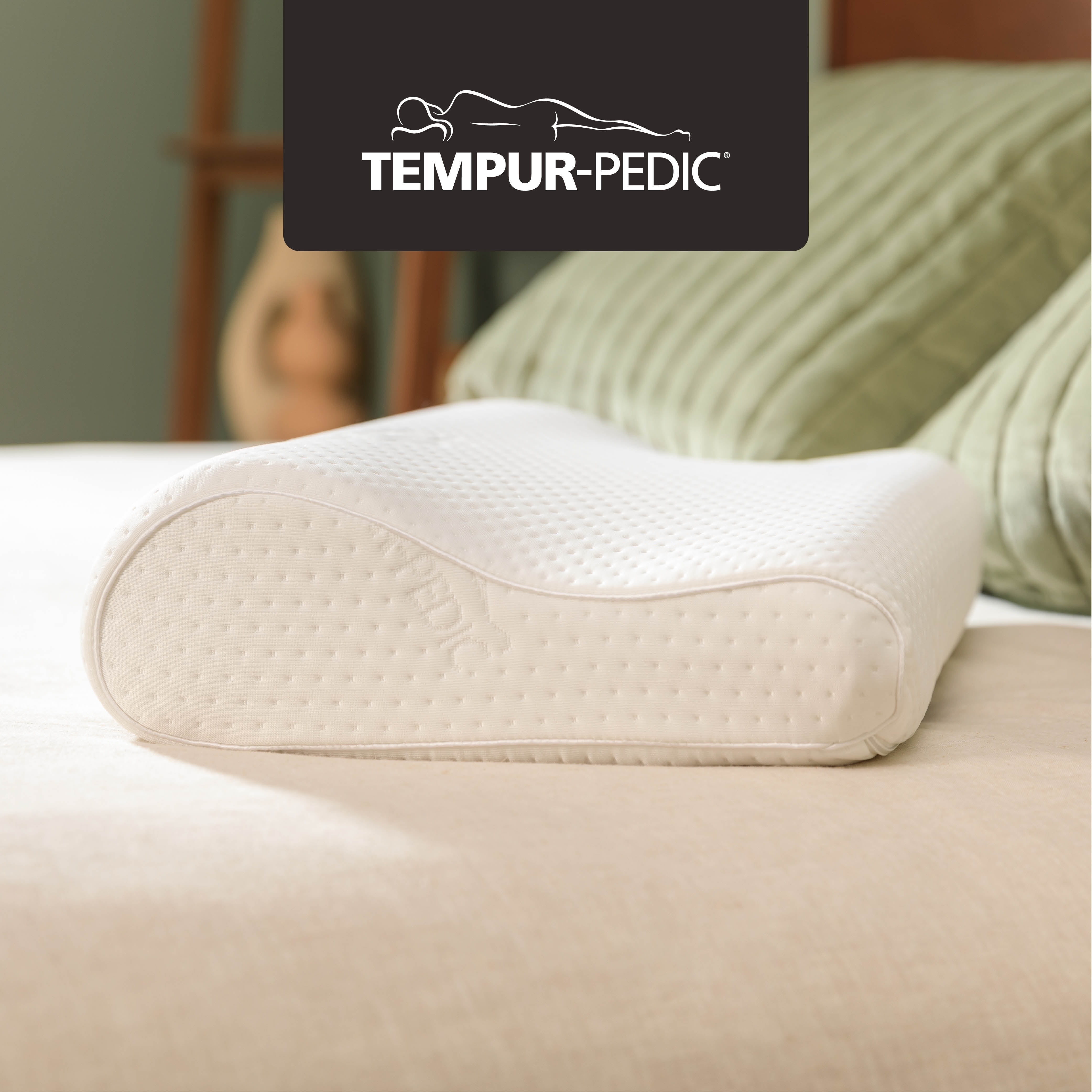 Tempur Pedic Tempur Ergo Memory Foam Neck Pillow Medium Profile