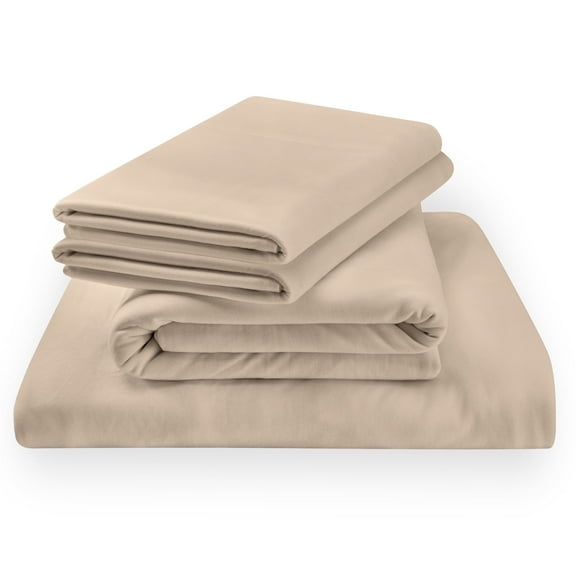 Tempur-Pedic Tempur-Rayon from Bamboo Sheet Set, Sandstone, Queen