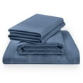 thumbnail image 1 of Tempur-Pedic Tempur-Rayon from Bamboo Sheet Set, Vintage Indigo, Split King, Adult, 1 of 12