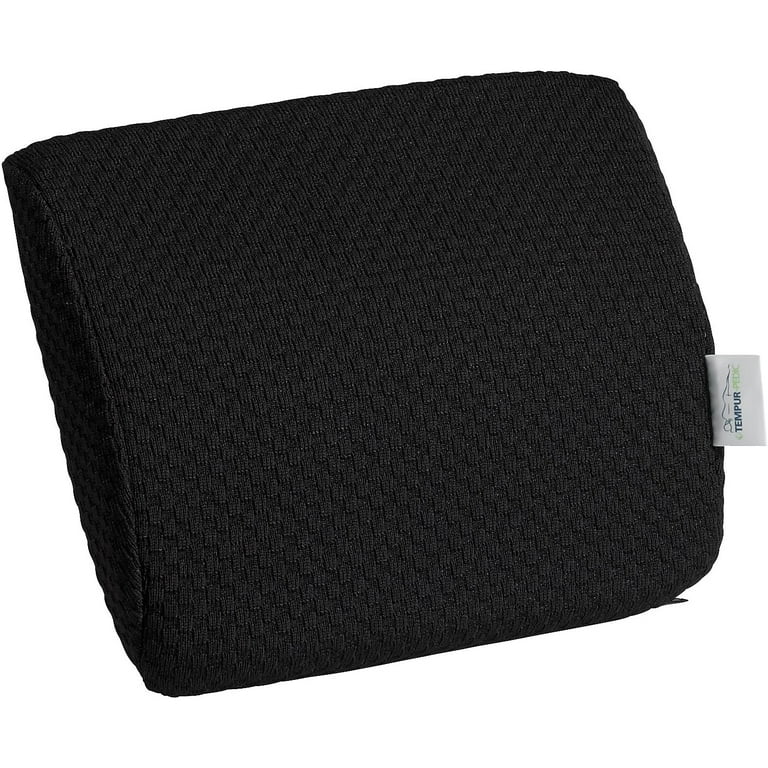 Pilot Seat Cushion with Lumbar Support, Black