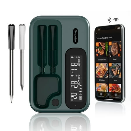 Tempwise Wireless Meat Thermometer with WiFi and Bluetooth