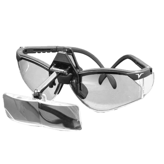 Temrex 40 Magnifying Protective Eyewear Glasses Clip-On Model #714