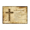 thumbnail image 1 of Ten 10 Commandments Christianity Religion Cross Religious Quote Christian Typography Unframed Art Print Poster Wall Decor 12x16 inch, 1 of 4